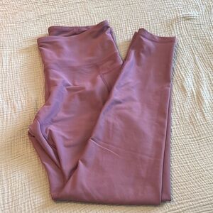 Pink High-Waisted Leggings